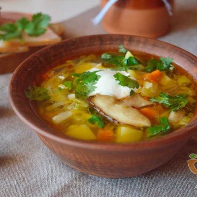 Диетический суп с белыми грибами. Рецепт от Ирины Рудневской